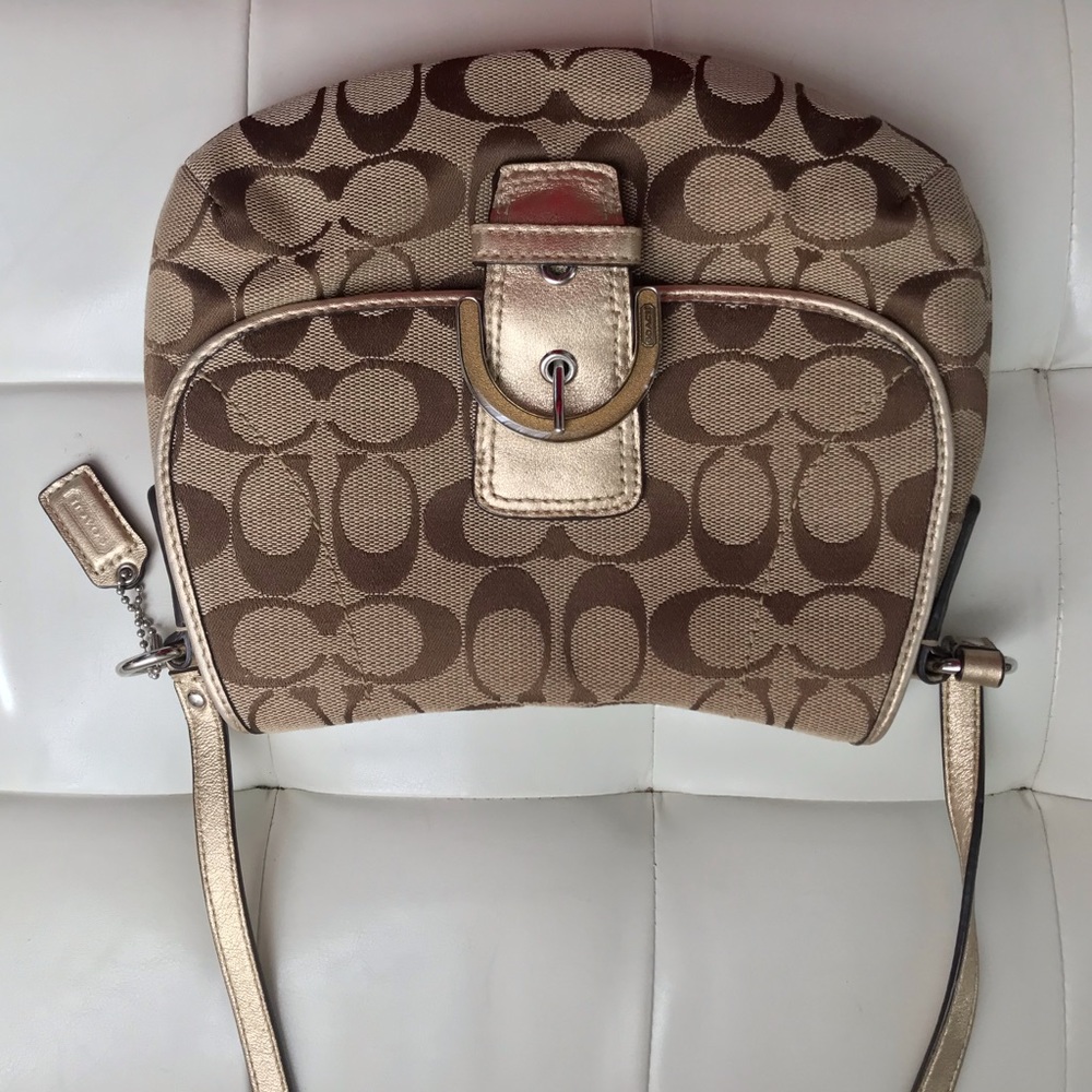 Coach Crossbody With Signature Pattern - image 4